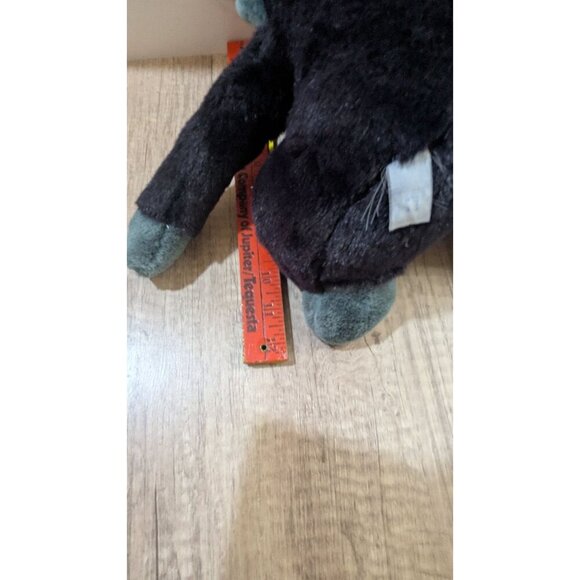 Vintage Black Gray  Monkey ape gorilla plush stuffed animal toy    9" - Picture 7 of 7